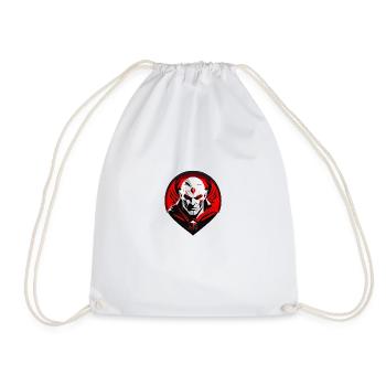 Devil - Drawstring Bag - white - Front