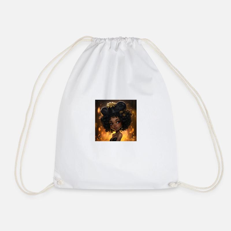 Betty B - Drawstring Bag - white