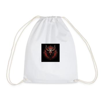 Demon Hunter 2 Yeux brillants du diable - Sac de sport léger - blanc - Devant
