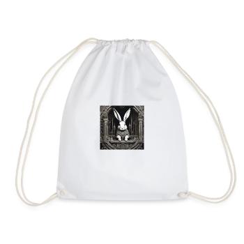 The White Rabbit - Turnbeutel - Weiß - Vorne
