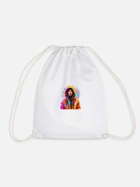 Femme futuriste - Sac de sport léger - blanc