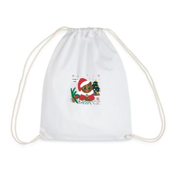 Miss Noëlle - Drawstring Bag - white - Front