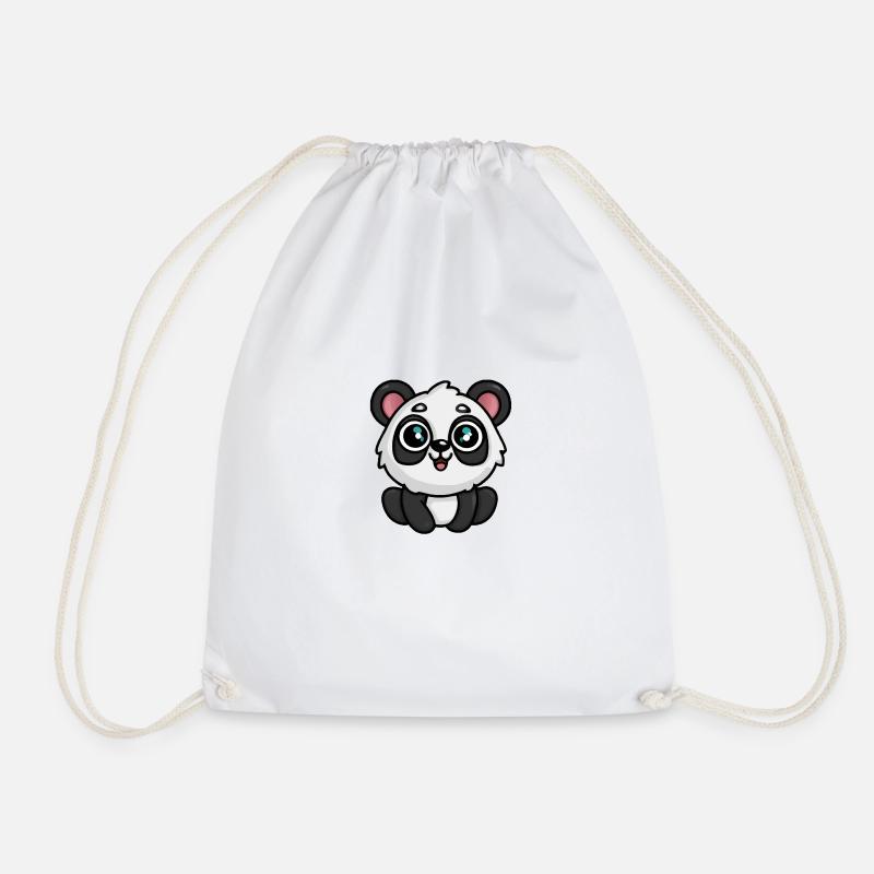 Süßer, süßer Panda! - Turnbeutel - Weiß