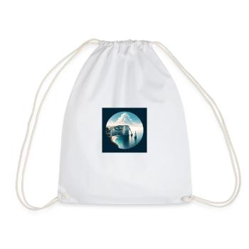 Falaise d'Etretat - Sac de sport léger - blanc - Devant