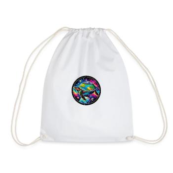 Flat Earth - The Truth - Drawstring Bag - white - Front