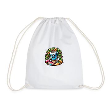 L’aventure du café ! - Sac de sport léger - blanc - Devant