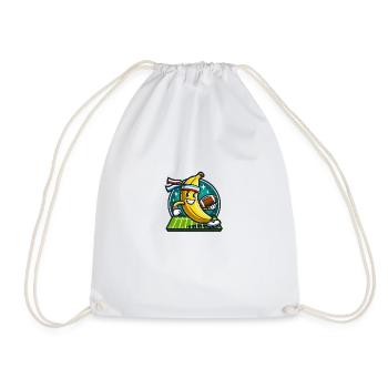 Banane de football - Sac de sport léger - blanc - Devant