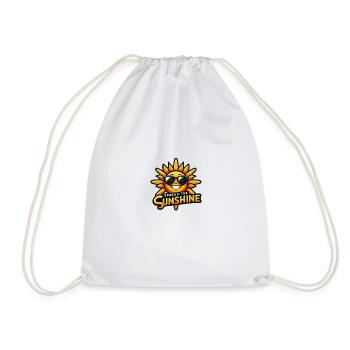 Spread the Sunshine - Drawstring Bag - white - Front