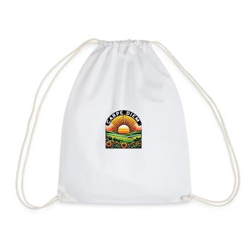 Carpe Diem - Drawstring Bag - white - Front