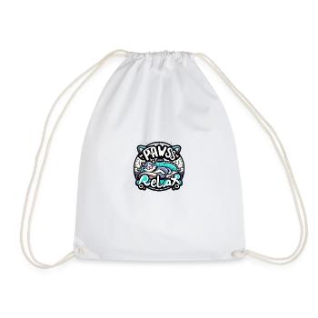PAWSS & RELAX - Sac de sport léger - blanc - Devant