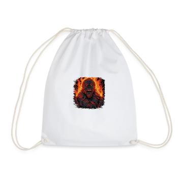 cadeau d’anniversaire règne animal dos argenté nature - Sac de sport léger - blanc - Devant