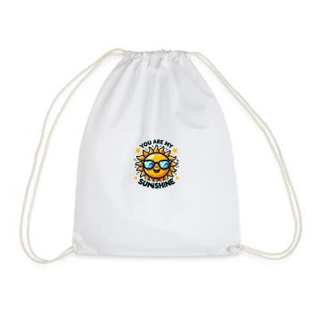 Tu es mon rayon de soleil - Sac de sport léger - blanc - Devant
