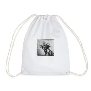 Bad Hair day - Drawstring Bag - white - Front