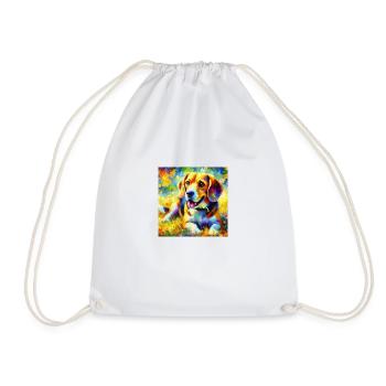 Beagle - Sac de sport léger - blanc - Devant