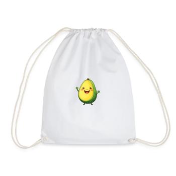 Avocat sucré pour bébés et enfants - Sac de sport léger - blanc - Devant