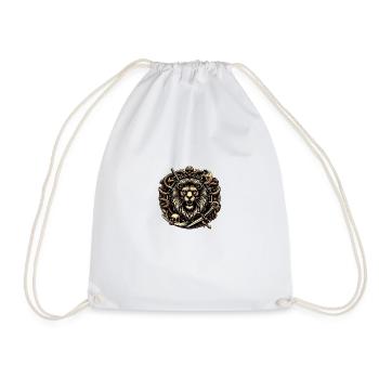 Living Like a Leo - Drawstring Bag - white - Front