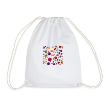 Fleurs 2 - Sac de sport léger - blanc - Devant