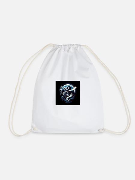 Cosmic Voyager - Drawstring Bag - white
