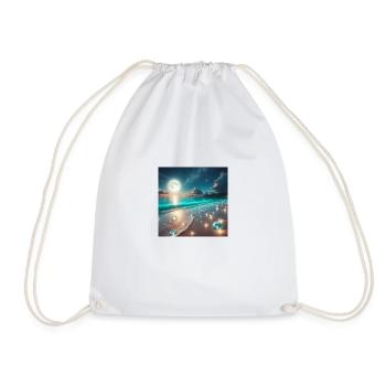 Alu energy - Drawstring Bag - white - Front