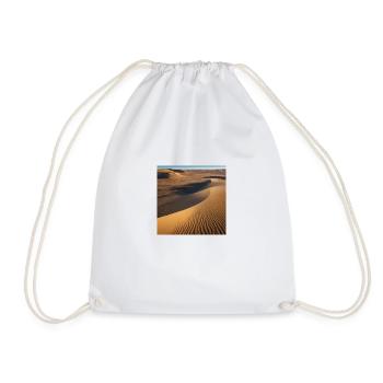 Desert harmony at dusk - Drawstring Bag - white - Front