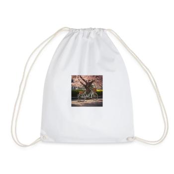 Retro Spring - Drawstring Bag - white - Front