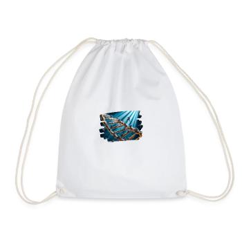 Police DNA 2 - Drawstring Bag - white - Front