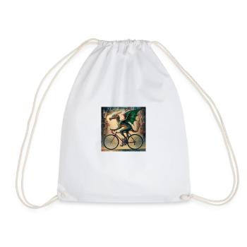 Une peinture surréaliste du dragon mythique - Sac de sport léger - blanc - Devant