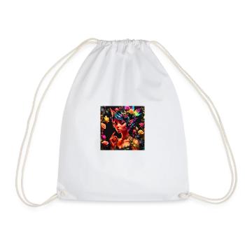 Pixie, Princess, Fantasy, Gift, - Drawstring Bag - white - Front