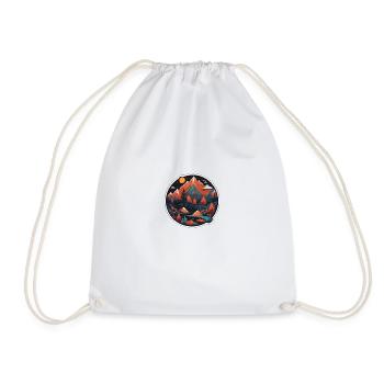 Swiss Mountains - Drawstring Bag - white - Front