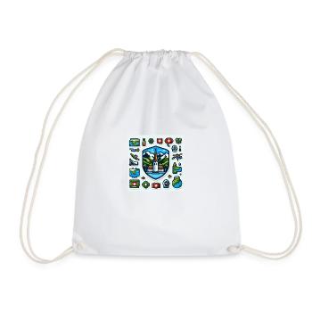Swiss tradition - Drawstring Bag - white - Front