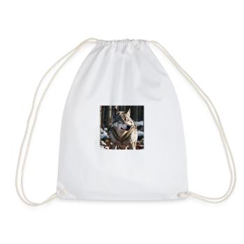 Loup - Sac de sport léger - blanc - Devant