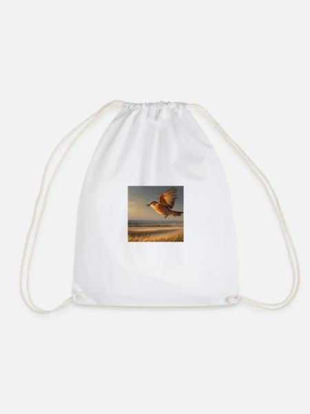 Vogel - Turnbeutel - Weiß
