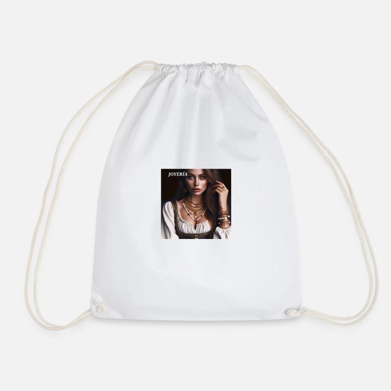 Jewelry - Drawstring Bag - white