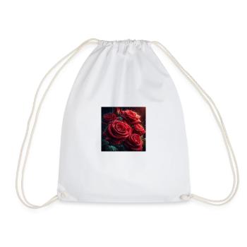 Pluie de rose - Sac de sport léger - blanc - Devant