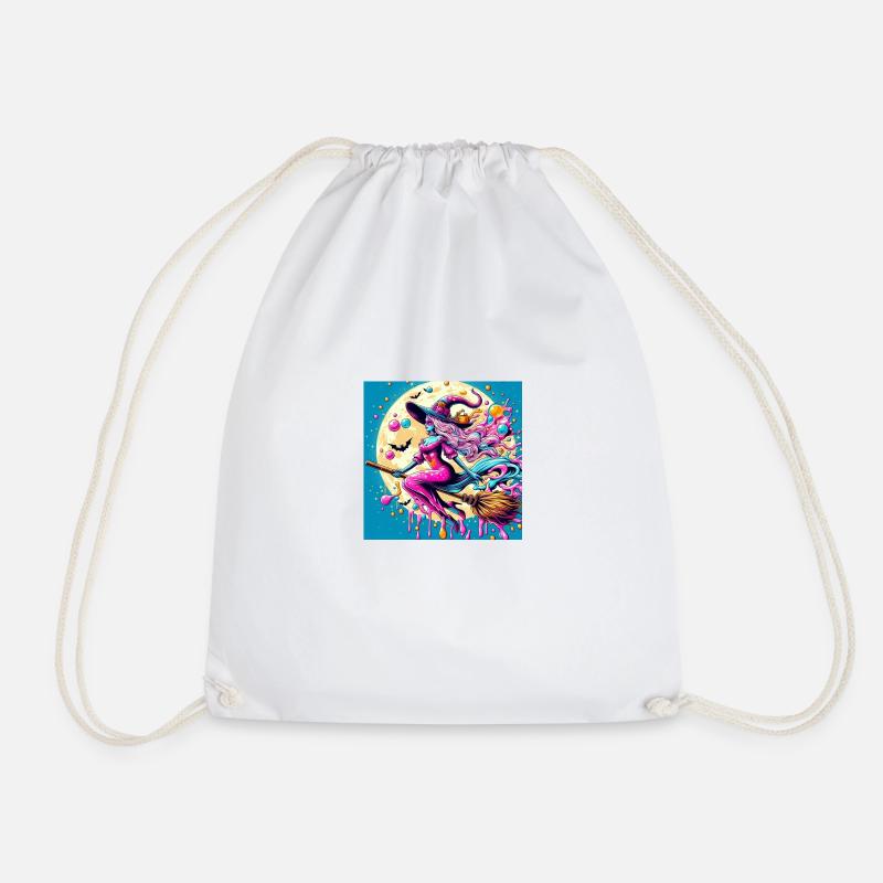 1000005327 - Drawstring Bag - white