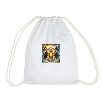 la Larme de l'Aube" - Sac de sport léger - blanc - Devant