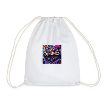 Dynomodz clothing - Drawstring Bag - white - Front