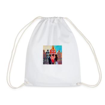 Sweethearts - Drawstring Bag - white - Front