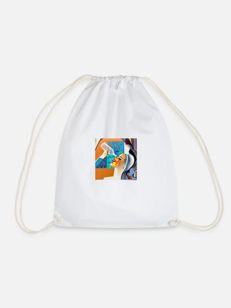 Already empty? - Drawstring Bag - white