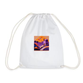 La joie du désert - Sac de sport léger - blanc - Devant