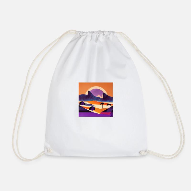 Shelter - Drawstring Bag - white