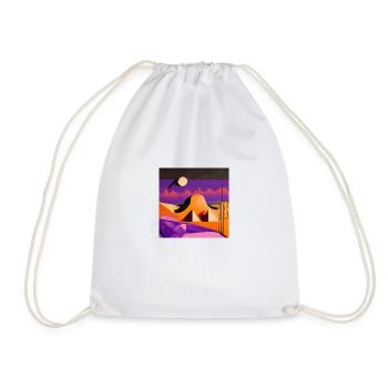 A secret place - Drawstring Bag - white - Front