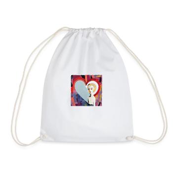 Eyes full of love - Drawstring Bag - white - Front