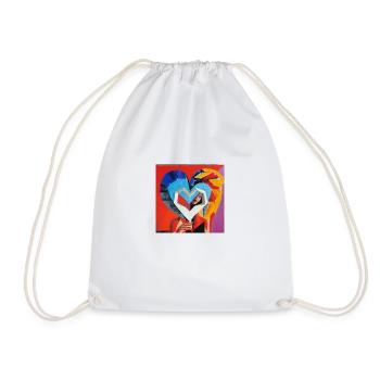 Akuku - Drawstring Bag - white - Front