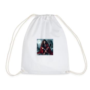 Janas02 - Drawstring Bag - white - Front