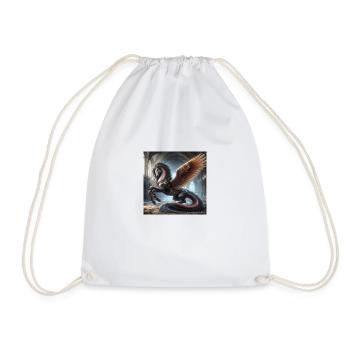 Fantasy02 - Drawstring Bag - white - Front