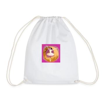 Artistic dance - Drawstring Bag - white - Front