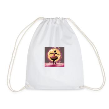 ballerina - Drawstring Bag - white - Front