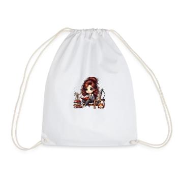 Secrétaire animal - Sac de sport léger - blanc - Devant