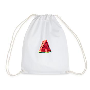 Un morceau de pastèque - Sac de sport léger - blanc - Devant